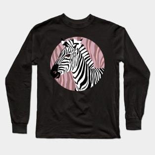 Zebra style Long Sleeve T-Shirt